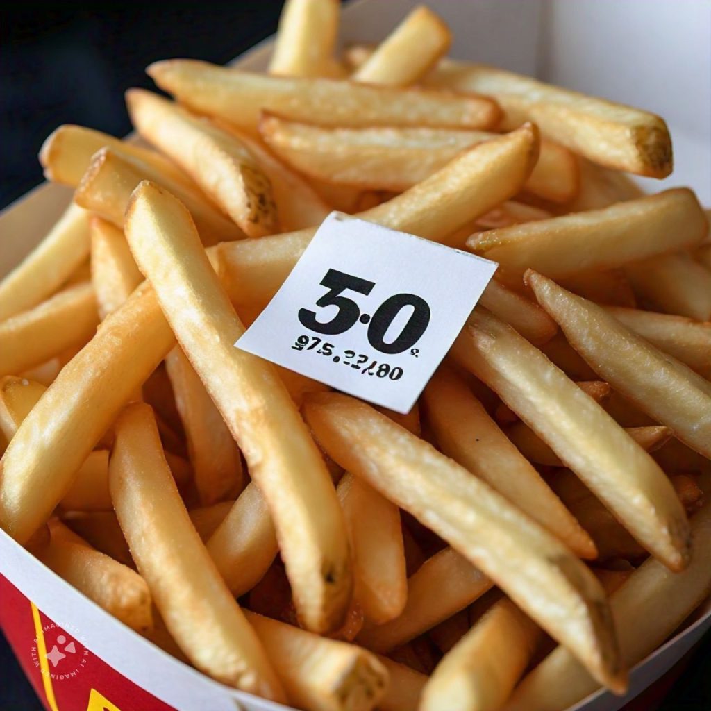 Burger King Pommes Preis