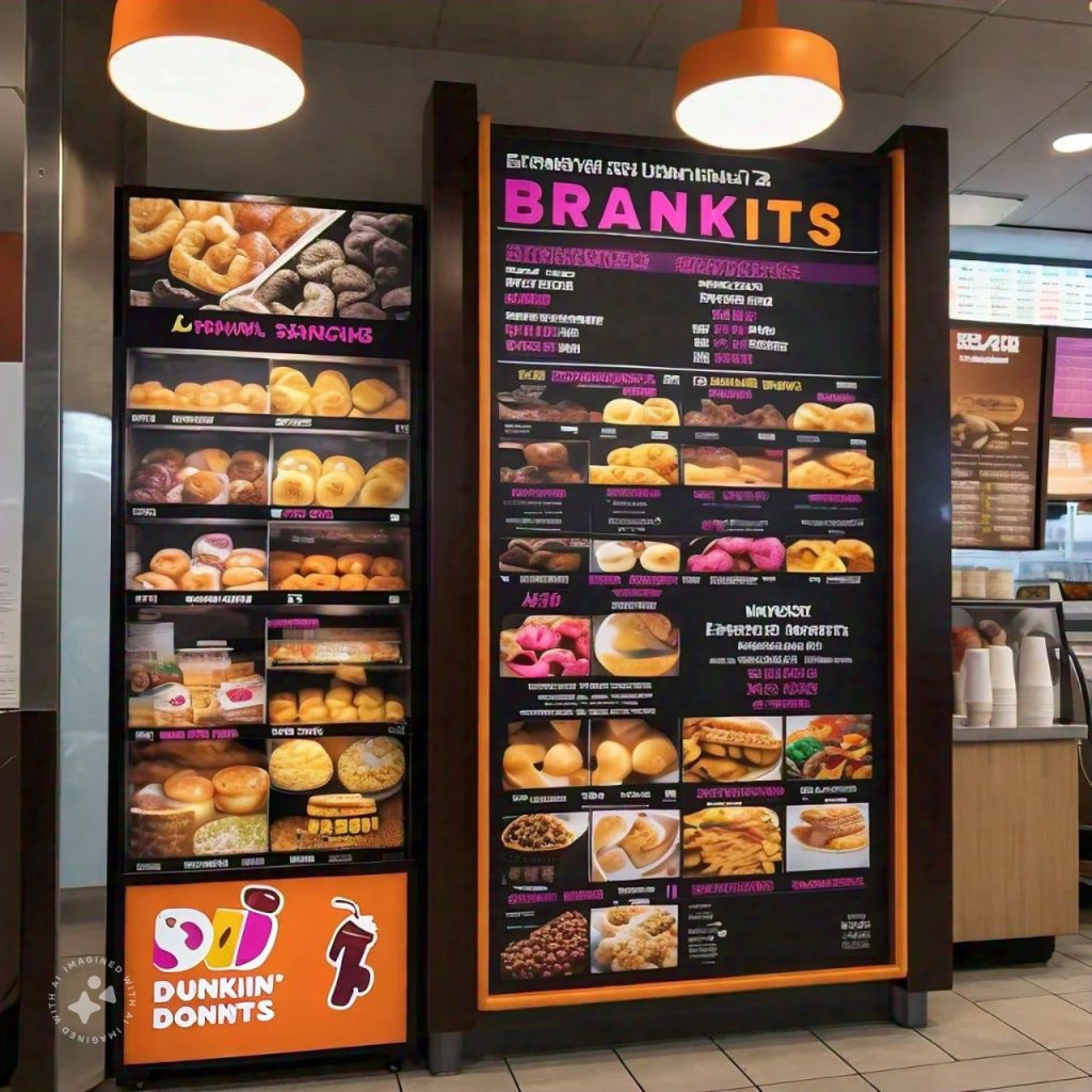 Dunkin Donuts Speisekarte