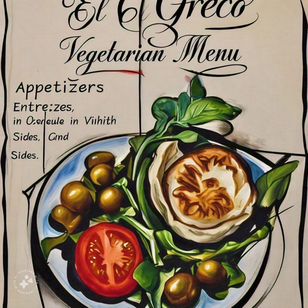 El Greco Speisekarte