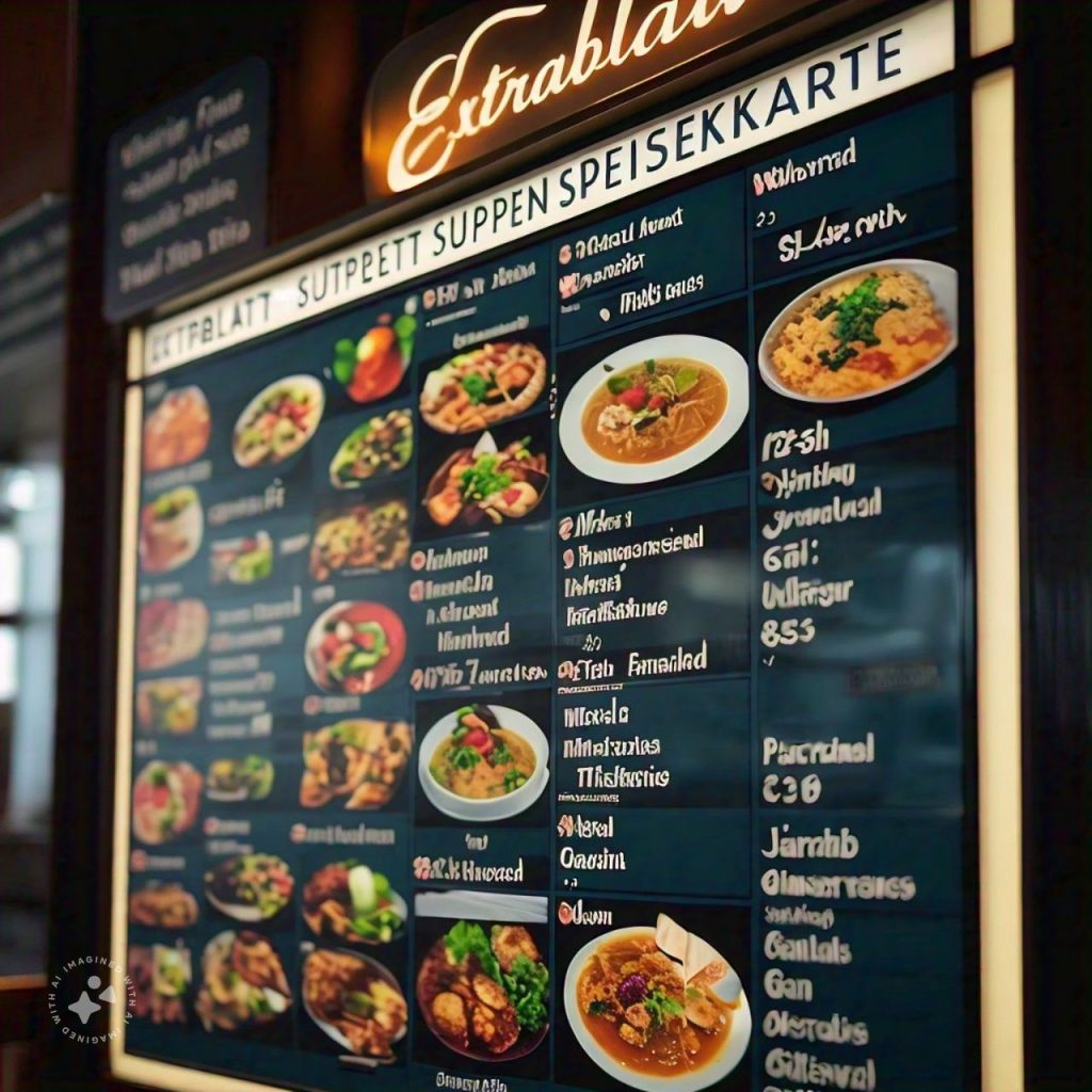 Extrablatt Speisekarte Preise