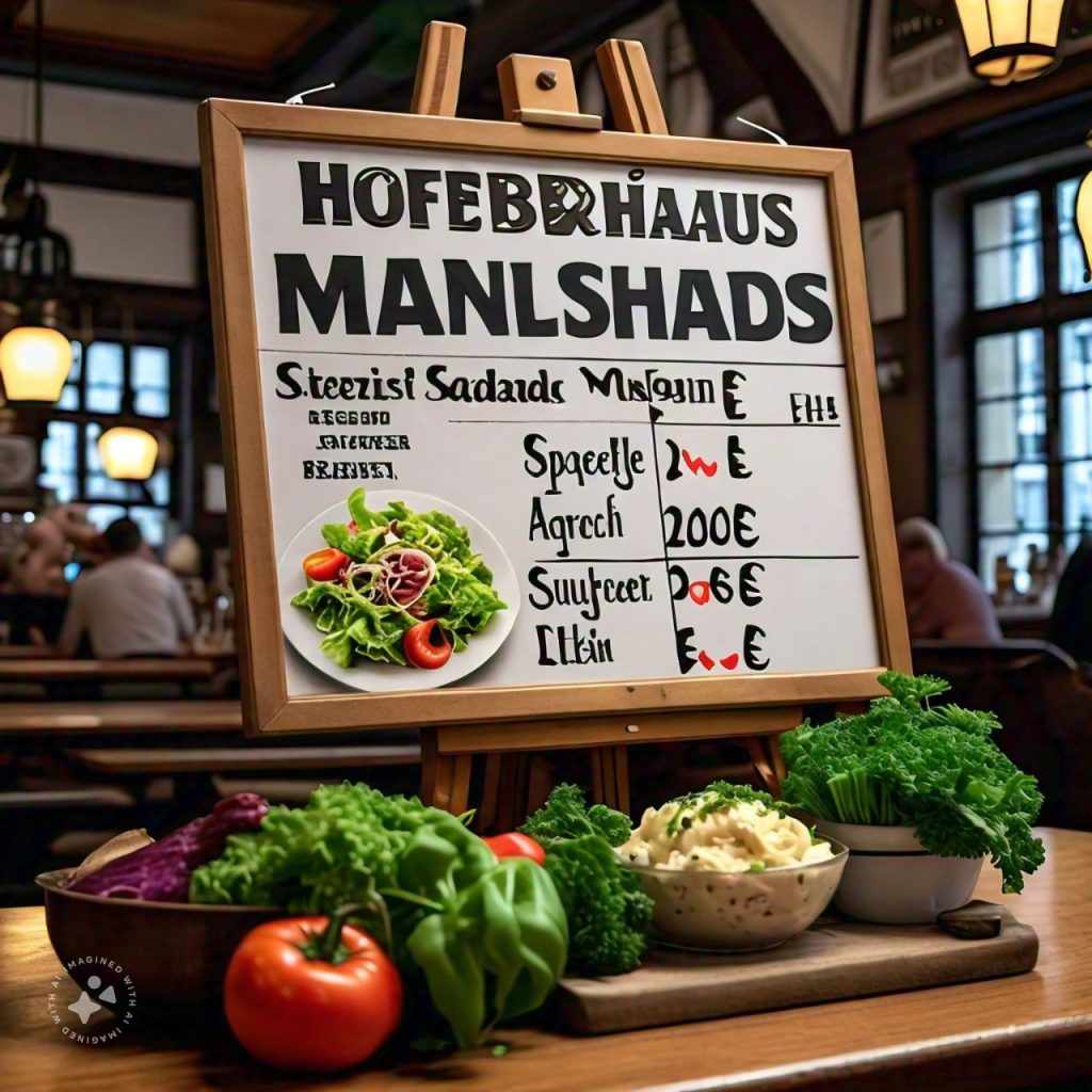 Hofbräuhaus München Speisekarte