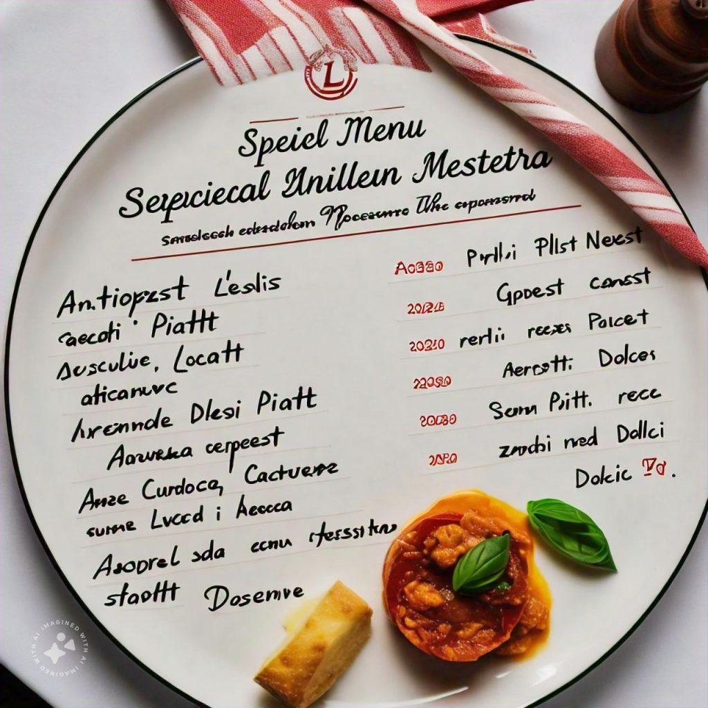 L’Osteria Speisekarte