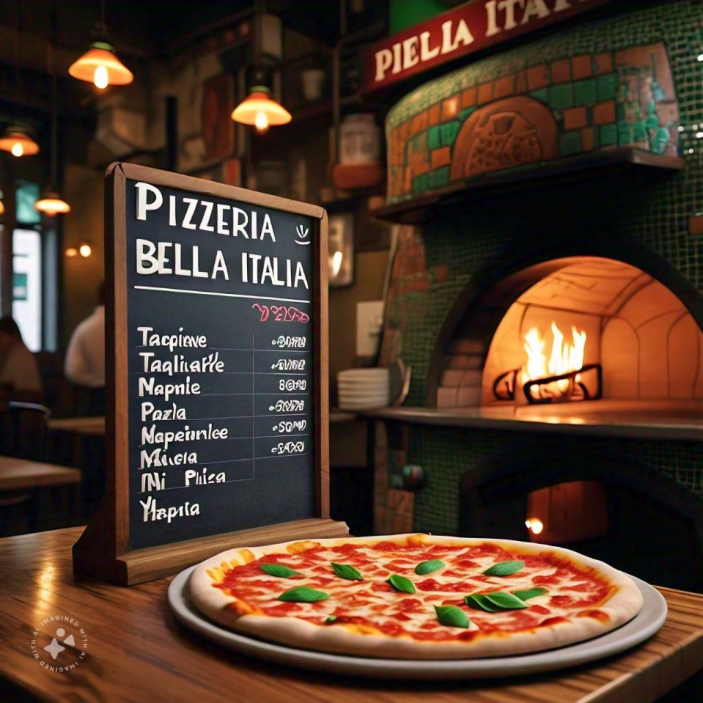 Pizzeria Bella Italia Speisekarte